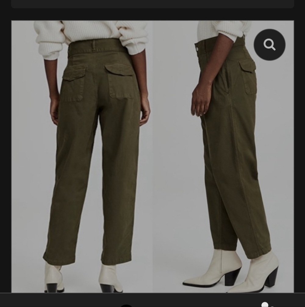 Olive Green Women's Pants